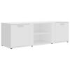 vidaXL TV Cabinet White 47.2"x13.4"x14.6" Engineered Wood