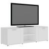 vidaXL TV Cabinet White 47.2"x13.4"x14.6" Engineered Wood