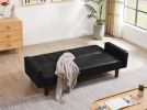 PU Leather Sofa Furniture Adjustable backrest Easily Assembles Loveseat