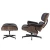 High grade vintage 8 layer leather plywood ergonomic design office chair