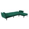 Convertible Sofa Bed Sleeper Velvet