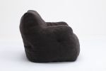 Soft Tufted foam bean bag chair with Teddy fabric