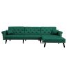 Convertible Sofa Bed Sleeper Velvet