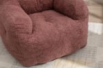 Soft Tufted foam bean bag chair with Teddy fabric