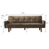 New Arrival Factory Gray Sofa Bed in Living Room Multi-function Leisure Sleeper Couch