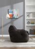 Soft Tufted foam bean bag chair with Teddy fabric