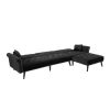 Convertible Sofa Bed Sleeper Velvet