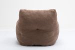 Soft Tufted foam bean bag chair with Teddy fabric