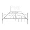 Full Size Metal bed frame ;  Solid Sturdy Steel Slat Support;  No Box Spring Needed and Easy Assembly; Black