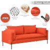 2 Piece Sofa Sets Modern Linen Fabric Upholstered Loveseat and 3 Seat Couch Set Furniture for Different Spaces; Living Room; Apartment(2+3 seat)