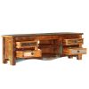 vidaXL TV Cabinet 47.2"x11.8"x15.7" Solid Reclaimed Wood