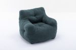 Soft Tufted foam bean bag chair with Teddy fabric