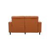 Modern Style Loveseat PU Leather Upholstered Couch Furniture for Home or Office (Loveseat)