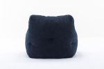 Soft Tufted foam bean bag chair with Teddy fabric