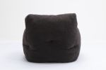 Soft Tufted foam bean bag chair with Teddy fabric