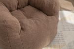 Soft Tufted foam bean bag chair with Teddy fabric