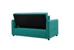 Leisure Loveseat Sofa for Living Room with 2 pillows