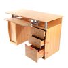 15mm MDF Portable 1pc Door Computer Desk with 3pcs Drawers  XH