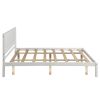 Platform Bed Frame with Headboard , Wood Slat Support , No Box Spring Needed ,Queen