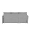 Leisure Pull-out Storage Sofa Chaise Longue Corner Broaching Bed for Living Room