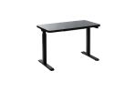 Glass Electric Standing Desk with Drawer - 45 x 23 Inch Tempered Glass Dual Motor Height Adjustable Sit Stand Desk Computer Workstation with USB/Wirel