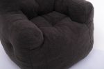 Soft Tufted foam bean bag chair with Teddy fabric