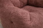 Soft Tufted foam bean bag chair with Teddy fabric