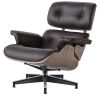 High grade vintage 8 layer leather plywood ergonomic design office chair