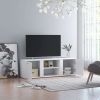 vidaXL TV Cabinet White 47.2"x13.4"x14.6" Engineered Wood