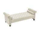 2038 Rectangular Large Sofa Stool for Living Room