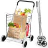 Portable Folding Shopping Cart Utility for Grocery Laundry