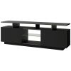 Modern TV Stand for TVs up to 65inches with LED lights, 16 Colors, for Livingroom, Bedroom