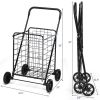 Portable Folding Shopping Cart Utility for Grocery Laundry