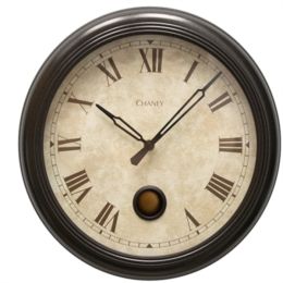 Chaney Instrument Wall Clock (Color: Black, Material: Glass, Country of Manufacture: China)